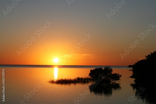 Sunset over the Gulf