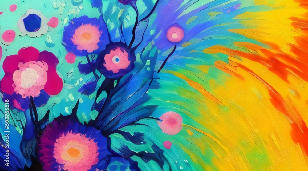 background with butterflies