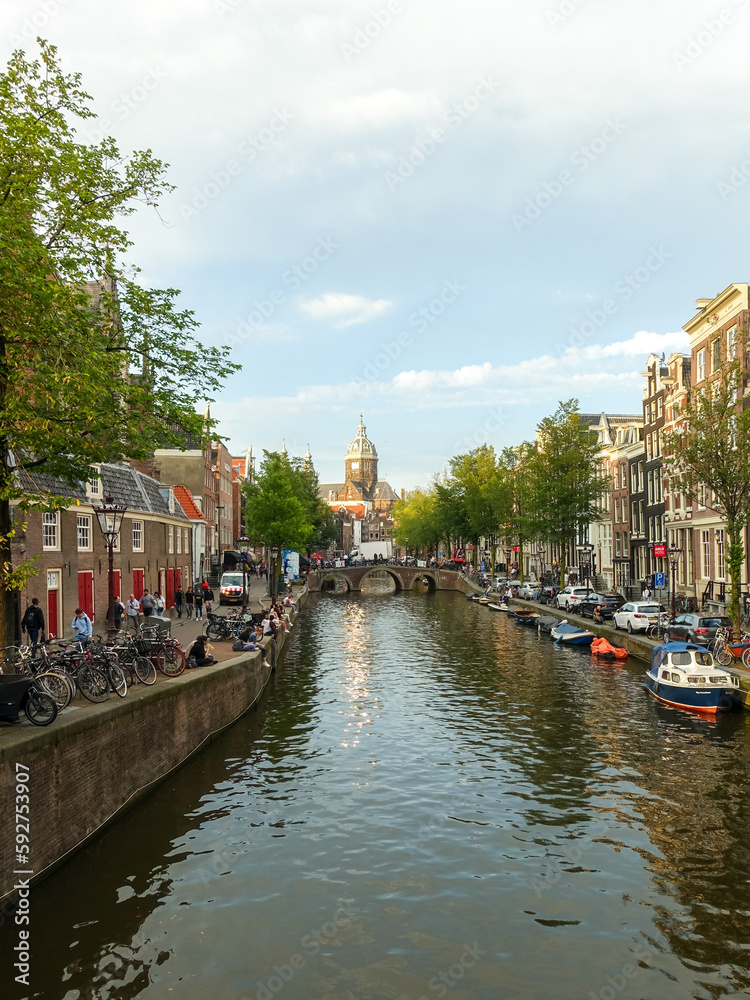 city canal of Amsterdam 