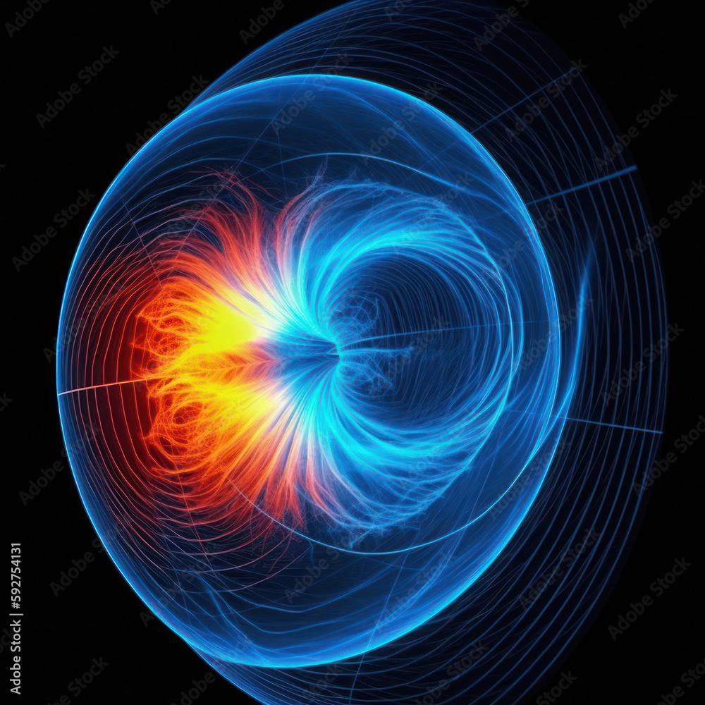 Physics waves, abstract illustration. Created using generative Al tools. Physics waves, abstract illustration. Created using generative Al tools.