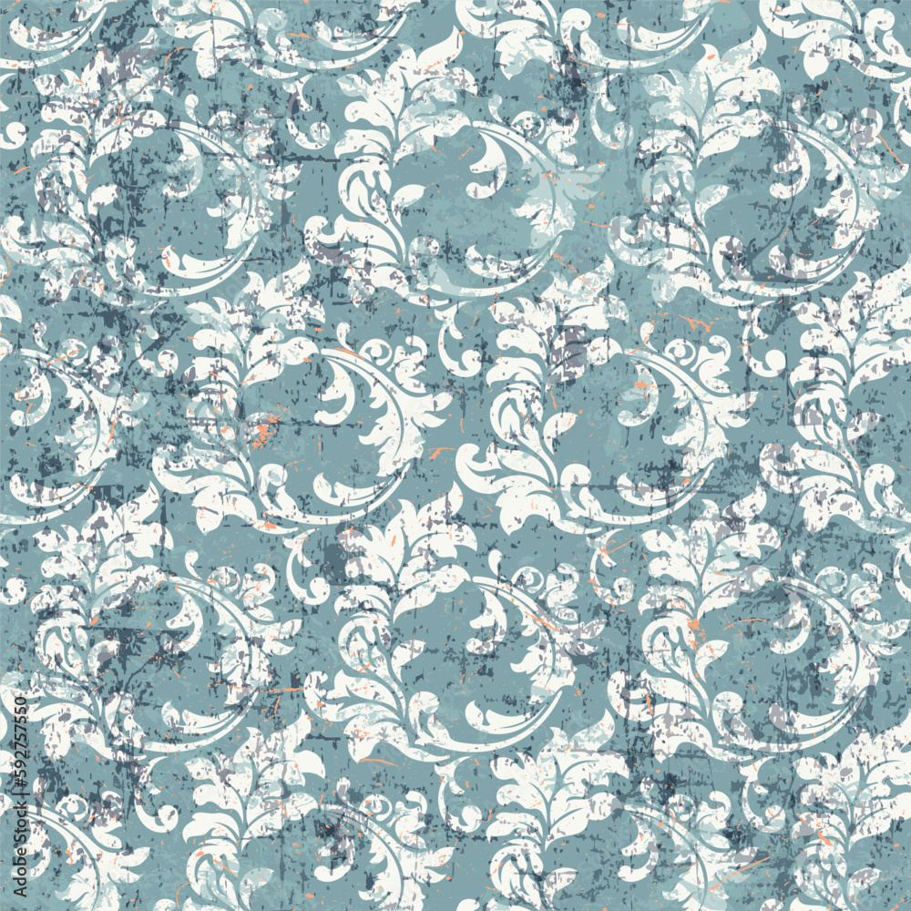 Vector damask seamless pattern background. Classical luxury old fashioned damask ornament, royal victorian seamless texture for wallpapers, textile, wrapping. Exquisite floral baroque template.
Vector damask seamless pattern background. Classical luxury old fashioned damask ornament, royal victorian seamless texture for wallpapers, textile, wrapping. Exquisite floral baroque template.