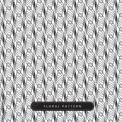 Floral patten design template