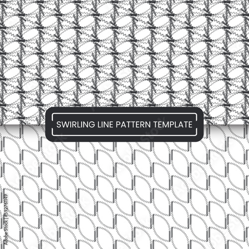 Swirling line pattern background templates
