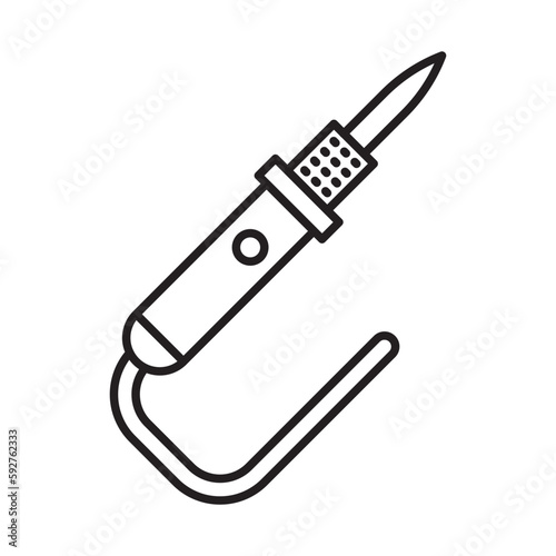 Soldering Iron Icon Design