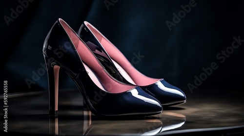 High heels women`s shoes