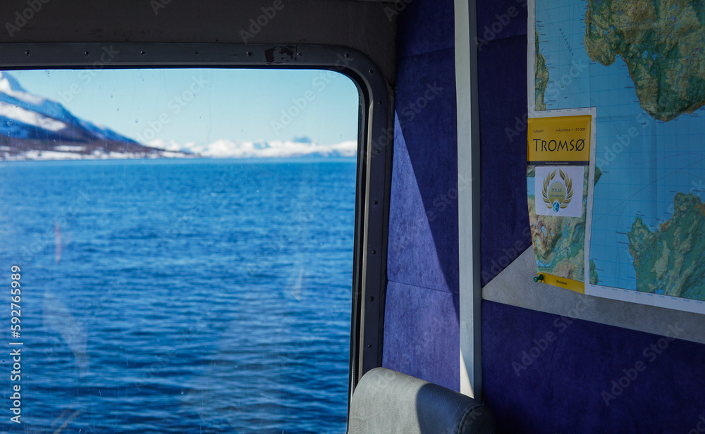 Fototapeta premium train in the train