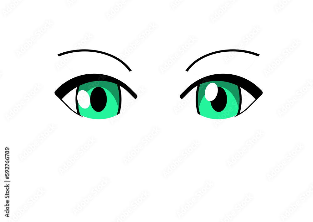 2d anime manga woman colourful eyes 2d anime manga woman colourful eyes
