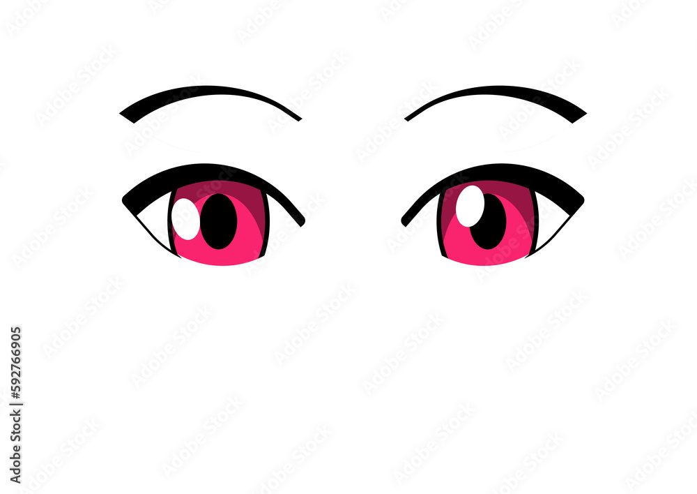 2d anime manga woman colourful eyes 2d anime manga woman colourful eyes