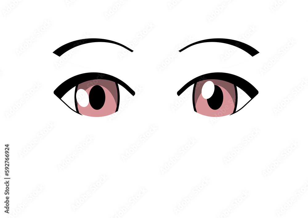 2d anime manga woman colourful eyes 2d anime manga woman colourful eyes