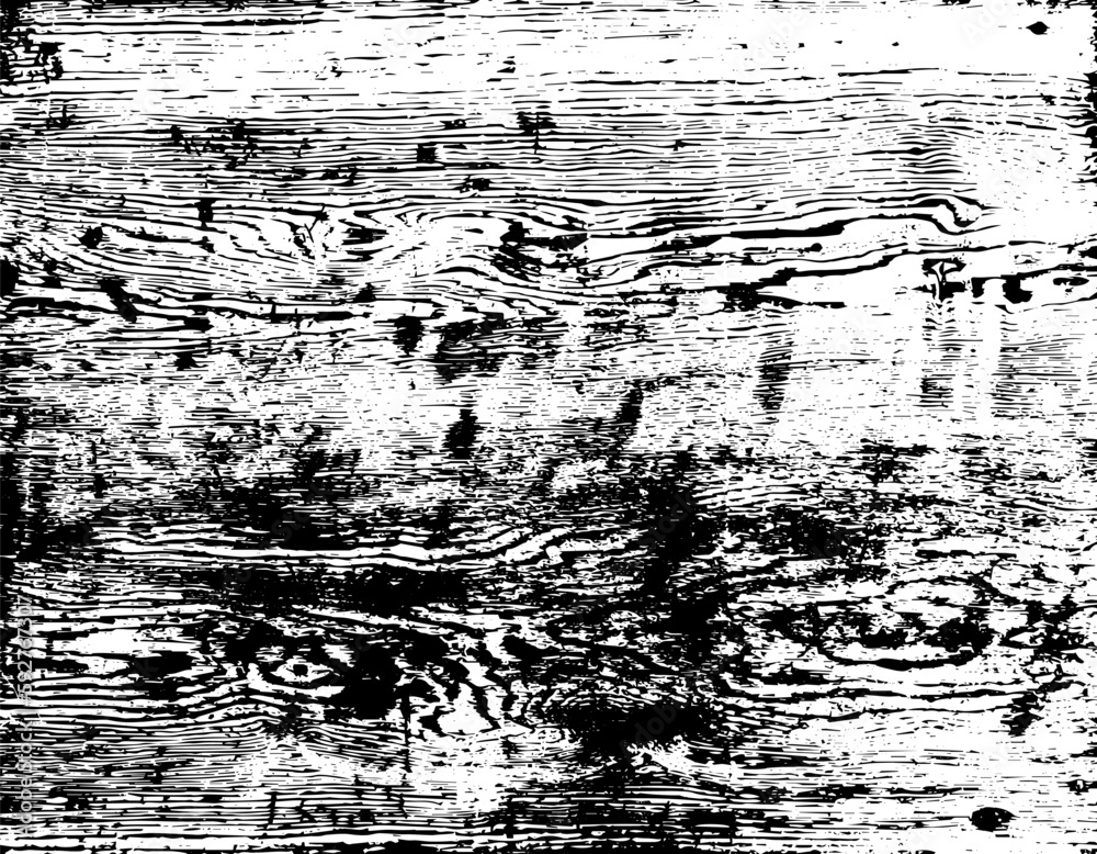 Obraz premium Rustic grunge vector texture with grain and stains. Abstract noise background. Weathered surface. Dirty and damaged. Detailed rough backdrop. Vector graphic illustration with transparent white. EPS10.