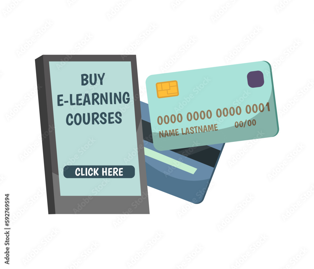 Obraz premium Online Education Concept