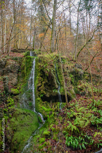 Teufelsschlucht in the colorful autumn. Taken in Hagendorf.