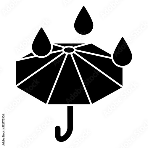 A perfect design icon of rainshade 