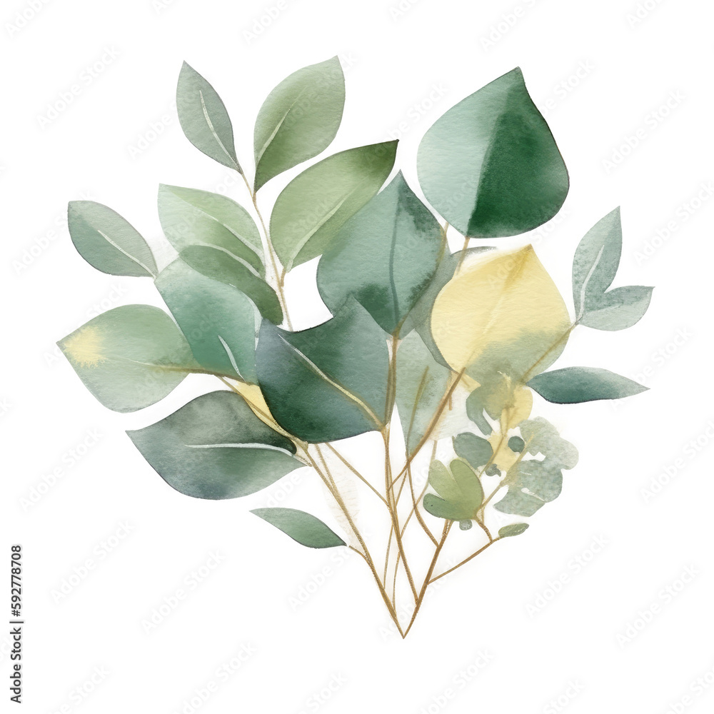 Green natural background. Illustration AI Generative. Green natural background. Illustration AI Generative.
