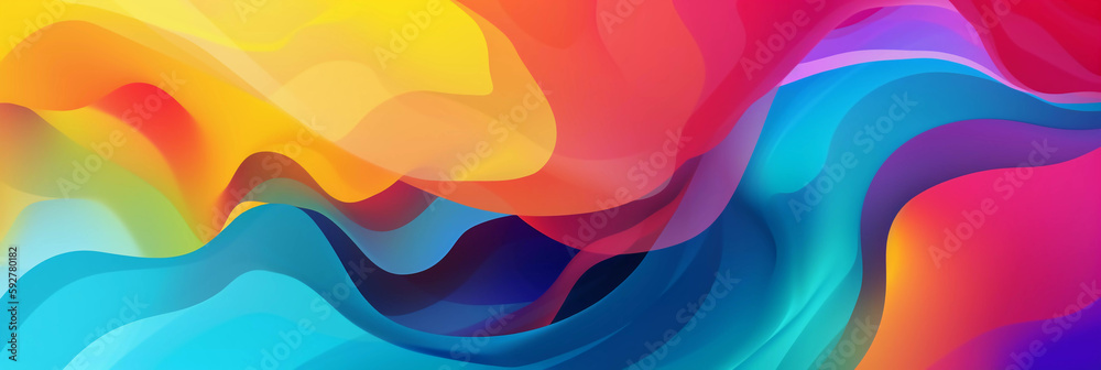 Abstract colorful fluid business background