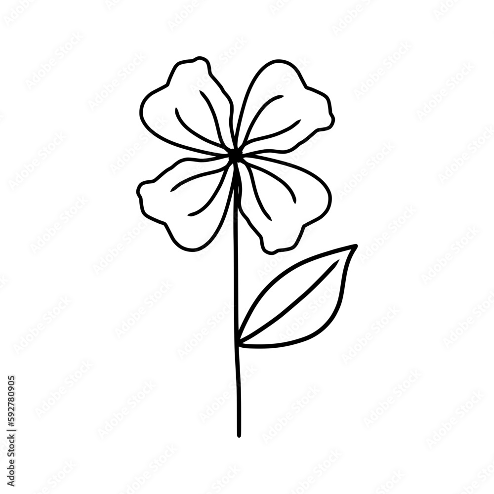 Flower Outline Flower Outline