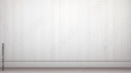 white room with wall generated by AI