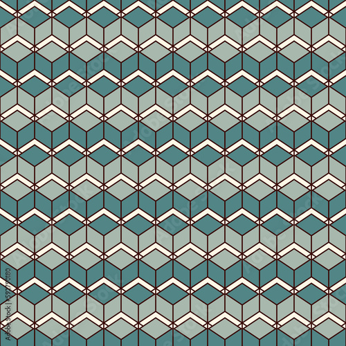 Εκτύπωση καμβά Repeated diamonds background