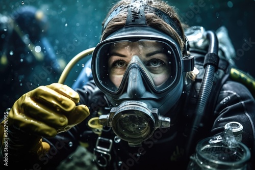 Cleaning the blue: scuba divers combatting plastic pollution © DYNAMO VISUALS