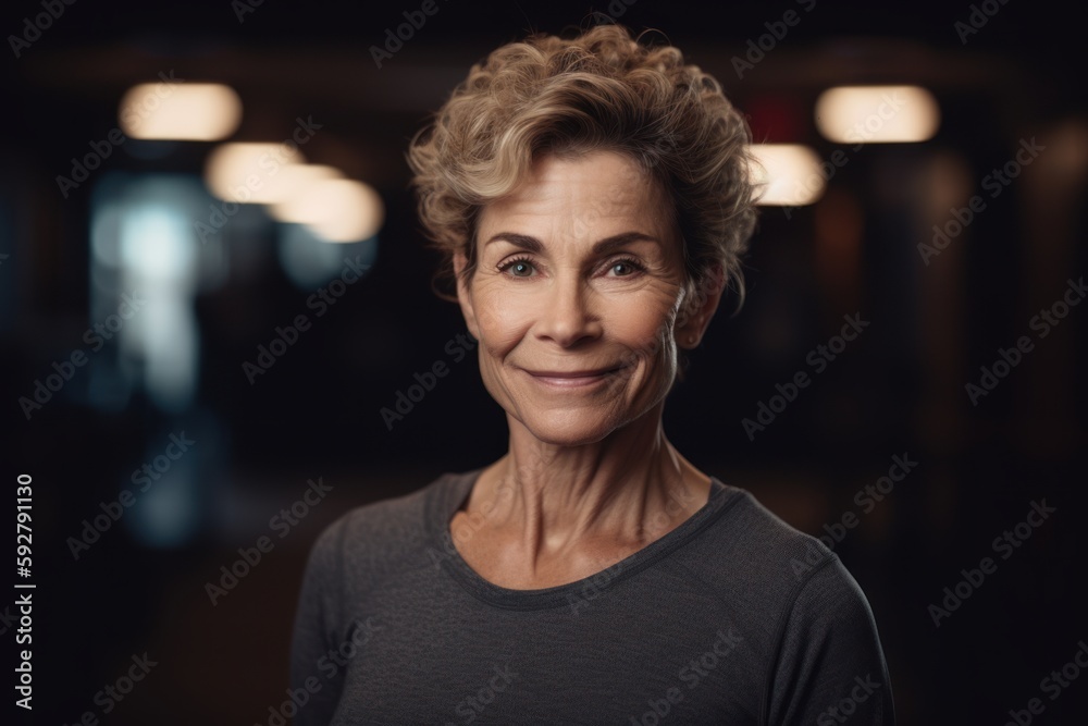 Portrait of smiling mature woman looking at camera in the office. Portrait of smiling mature woman looking at camera in the office.
