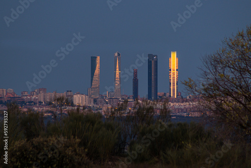 5 torres de Madrid 
