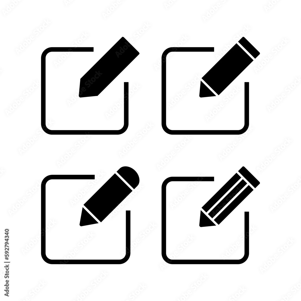 Edit icon vector illustration. edit document sign and symbol. edit text icon. pencil. sign up Edit icon vector illustration. edit document sign and symbol. edit text icon. pencil. sign up