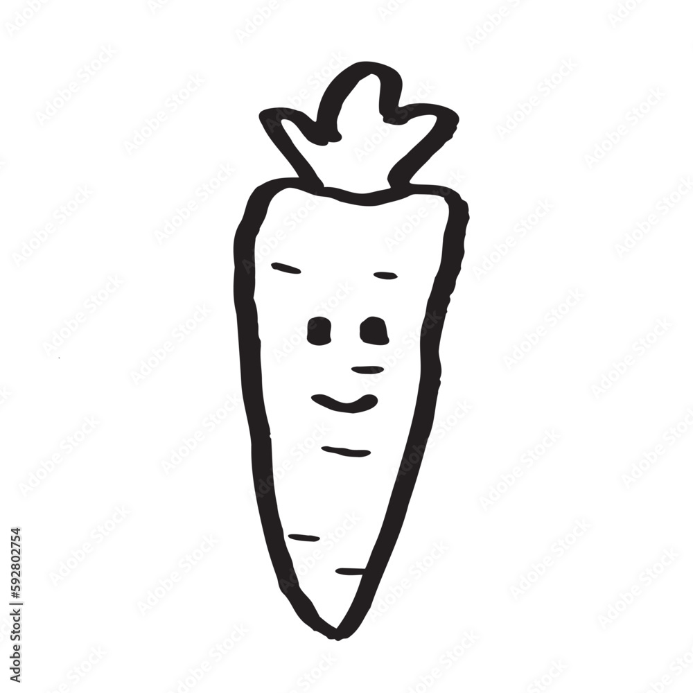 illustration of a carrot