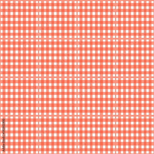 red and white tablecloth