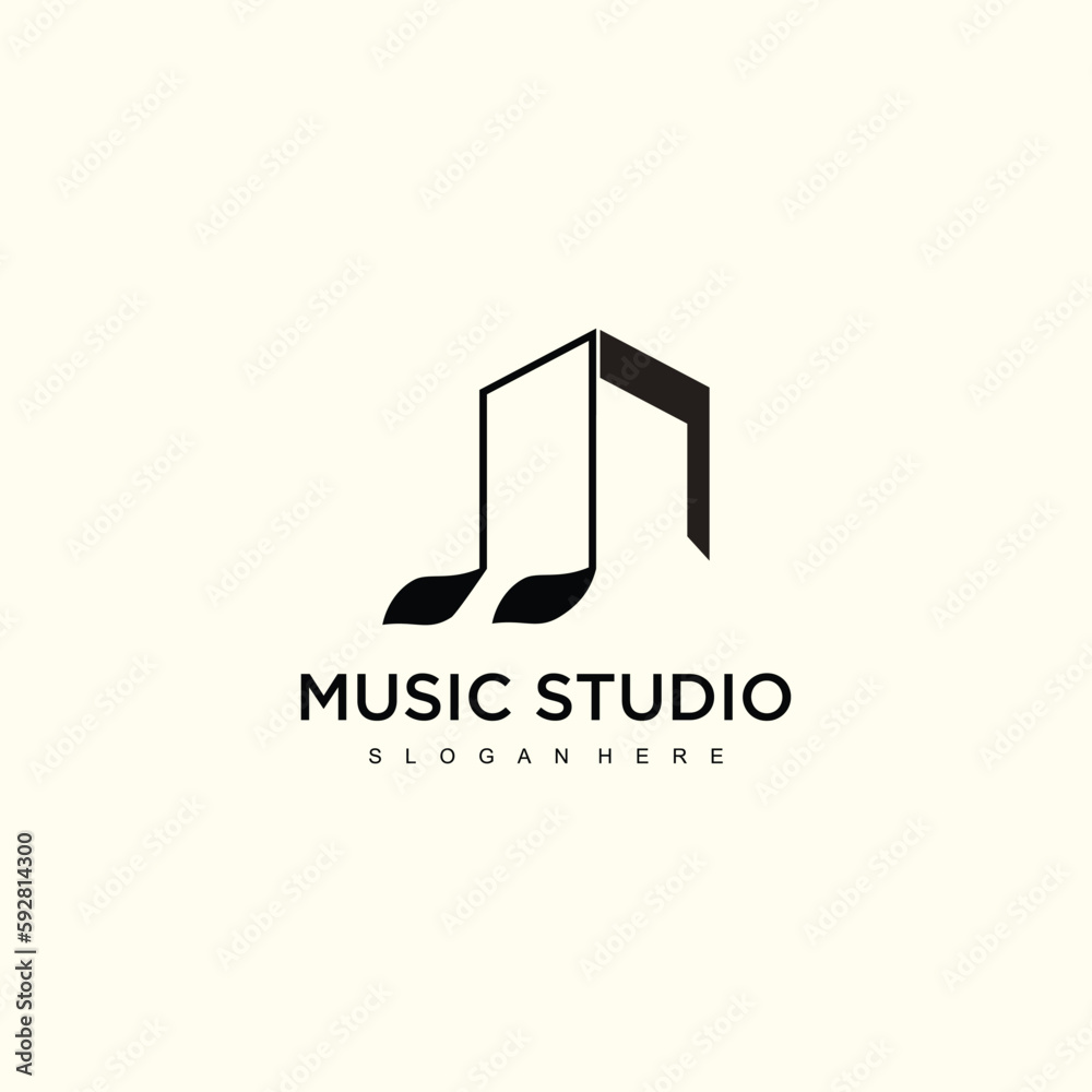 MUSIC STUDIO LOGO DESIGN