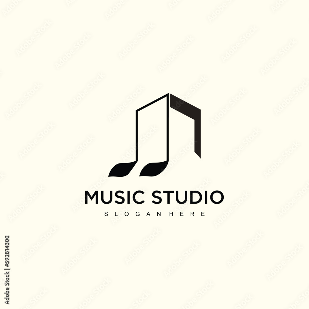 MUSIC STUDIO LOGO DESIGN MUSIC STUDIO LOGO DESIGN