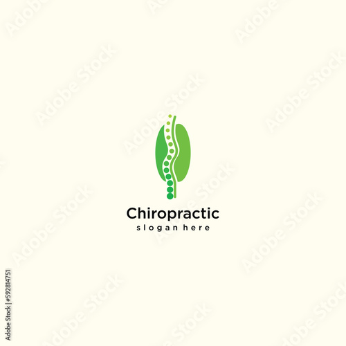 Chiropractic logo design unique concept