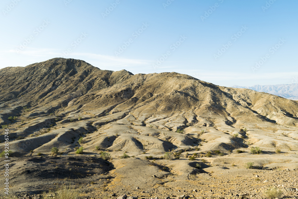 Fotografía de el cerro del cien pies, en Baja California.