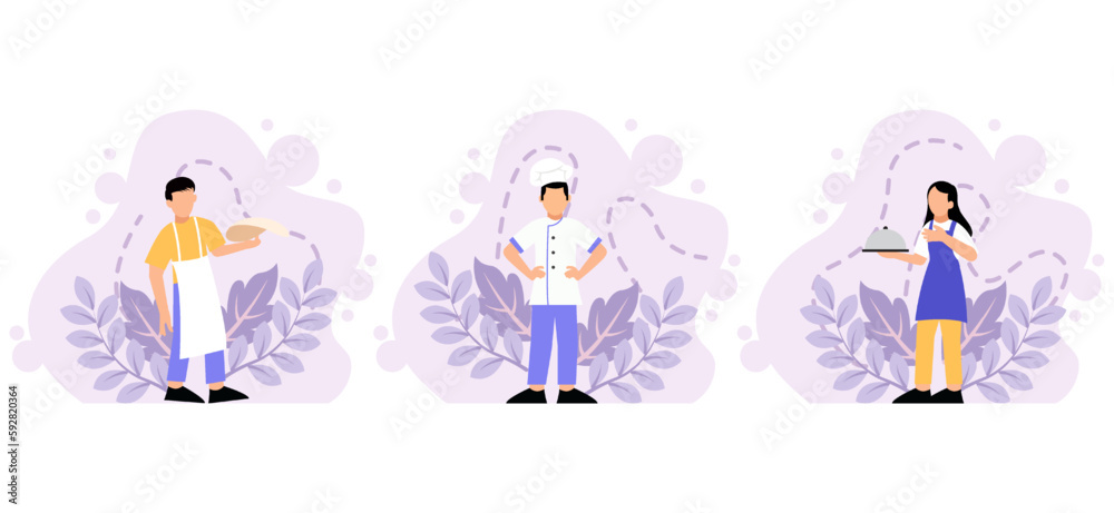 Flat Bundle Labour Day Design Illustration Flat Bundle Labour Day Design Illustration