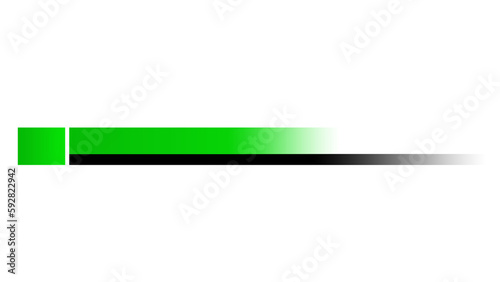 lower third design green colour for element design template transparent png file