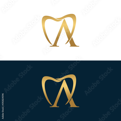 Initial Logo Dental