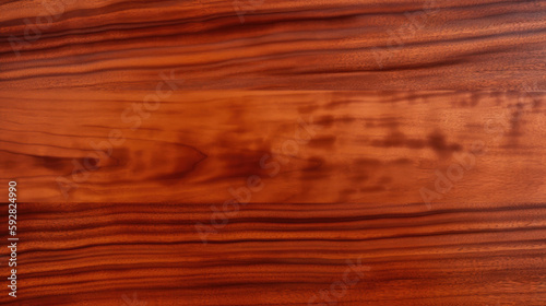 Exotic Honduran Mahogany Wood Texture Wooden Background - generative ai