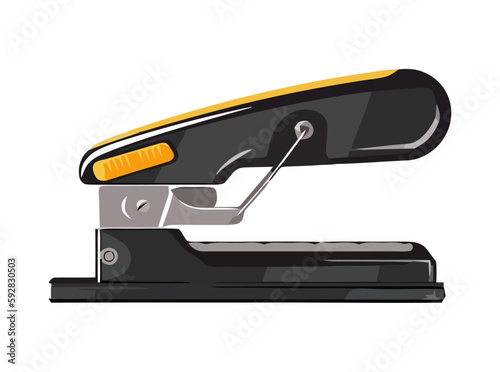 stapler supply on white background
