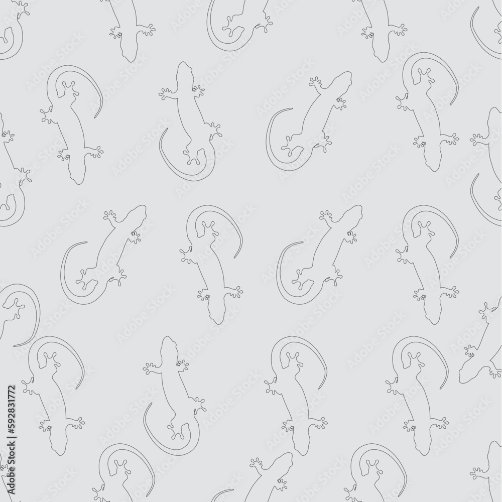 Lizards seamless patterns are designs that can be repeated infinitely without any visible seam or interruption between the copies
