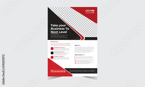 Creative Business Flayer Layout Grow your business flyer design template bundle Business annual report brochure flyer design template vector, modern publication poster magazine, stock vector