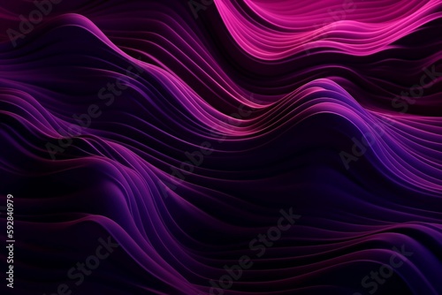 Purple waves abstract background