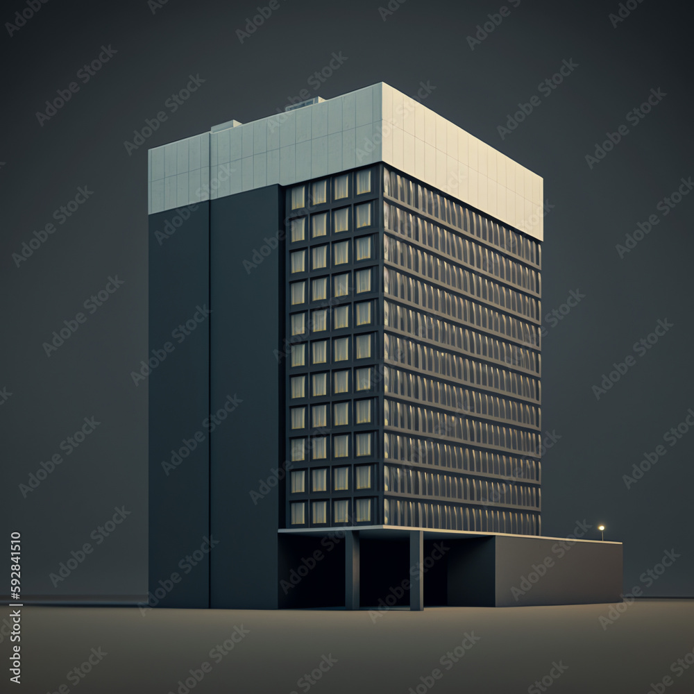 Stunning 2.5D Building Design with Incredible Depth and Detail Captured ...