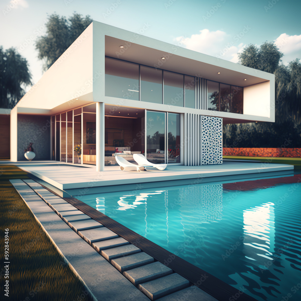 Ultimate Luxury Living Relax and Entertain in Style with a Swimming