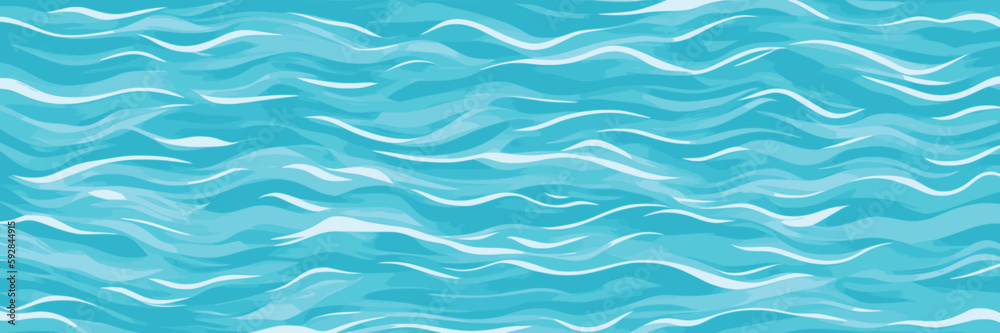 Ripples and water waves, sea surface, vector natural background Ripples and water waves, sea surface, vector natural background