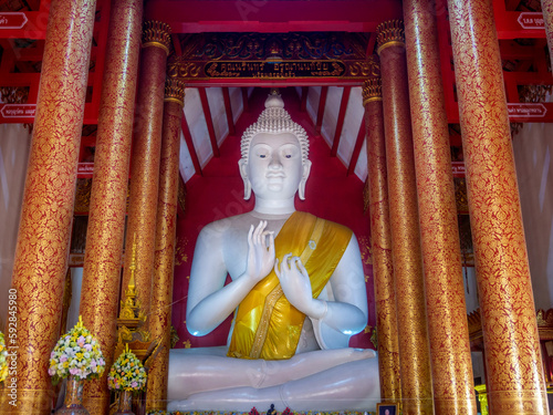 buddha statue in temple