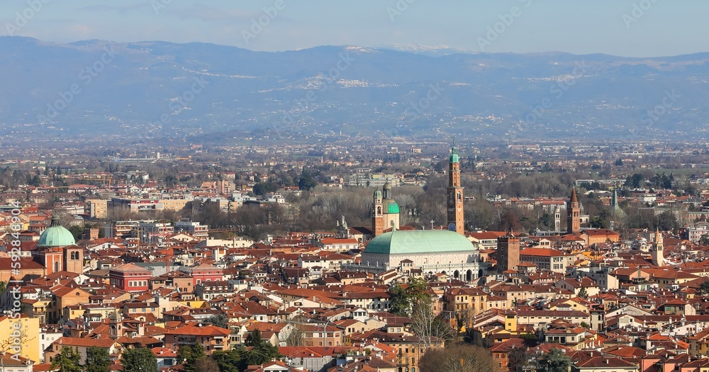 Basilica Palladiana is the main monument of the city of Vicenza in Italy
