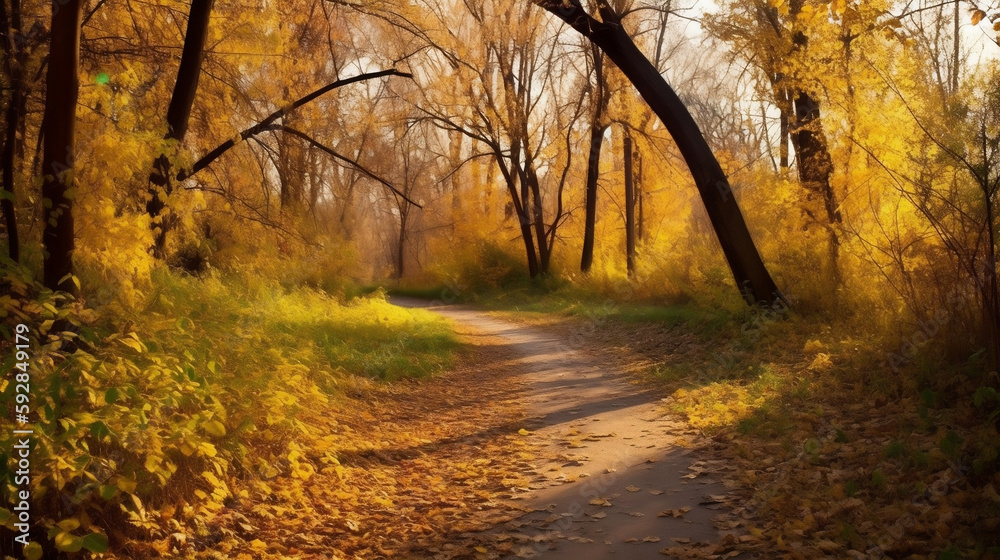 Enchanting Autumn Colors - Picturesque Landscape