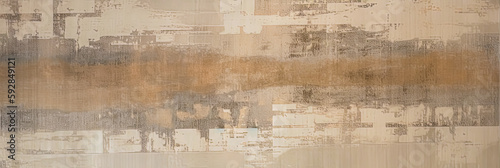 AI Generative Illustration of a Creative Photo and Add a Touch of Elegance with Abstract Light Watercolor Brush Strokes on a Beige Background 