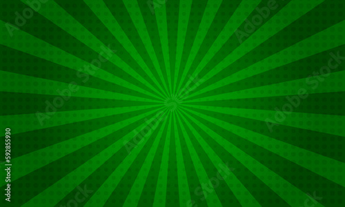 Pop art green background comic cartoon