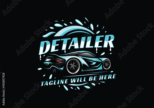 Car wash logo car cleaning logo car detailing logo auto detailing logo car polish logo car service logo car clean logo car cleaning logo vector
