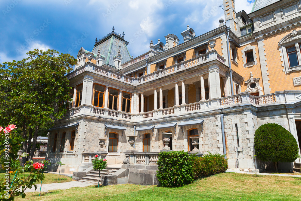 The Massandra Palace is a Chateauesque villa of Emperor Alexander III